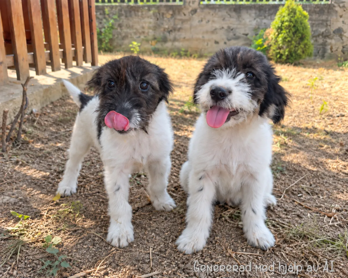 Fleur & Zena, blandras som söker hem via Ohana Rescue och finns i Rumänien