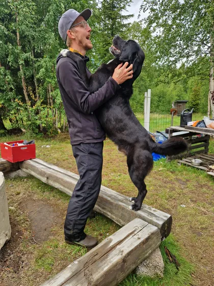 Nero, rescuehund i Skellefteå, bild 2