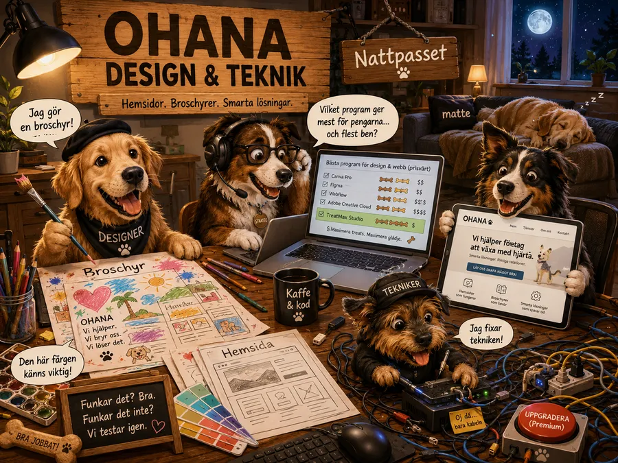 Bild för volontärrollen Webb, design & webshop hos Ohana Rescue
