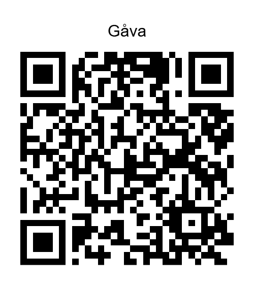 PayPal QR-kod för gåva till Ohana